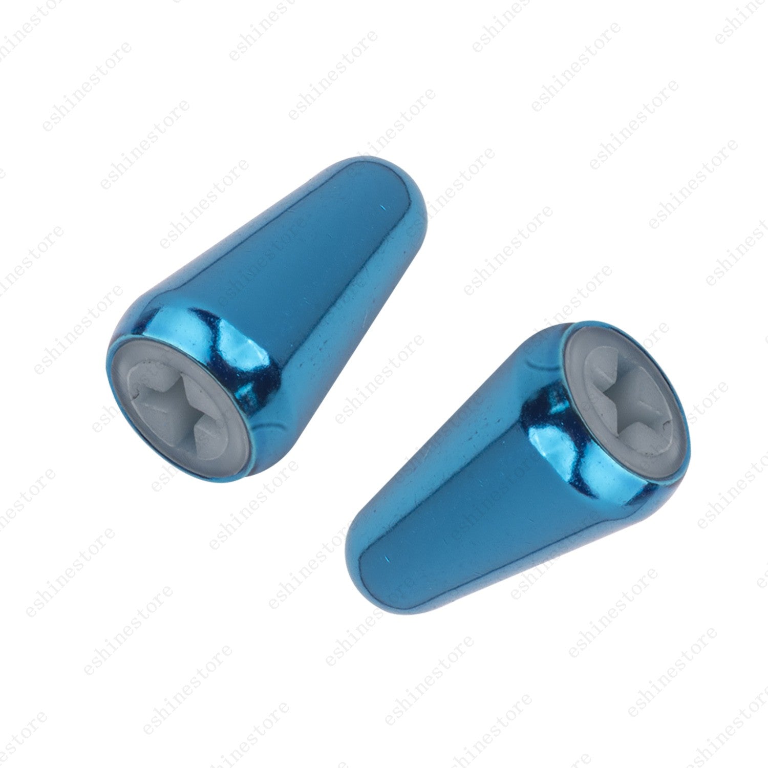 2 Pcs Guitar 3-5 Way Switch Metal Tip Cap Switch Knob For Fender Stratocaster