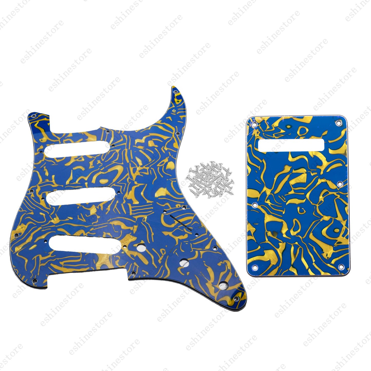 Guitar SSS 3Ply Pickguard&Back Plate for USA MIM Standard Fender ST Multicolors