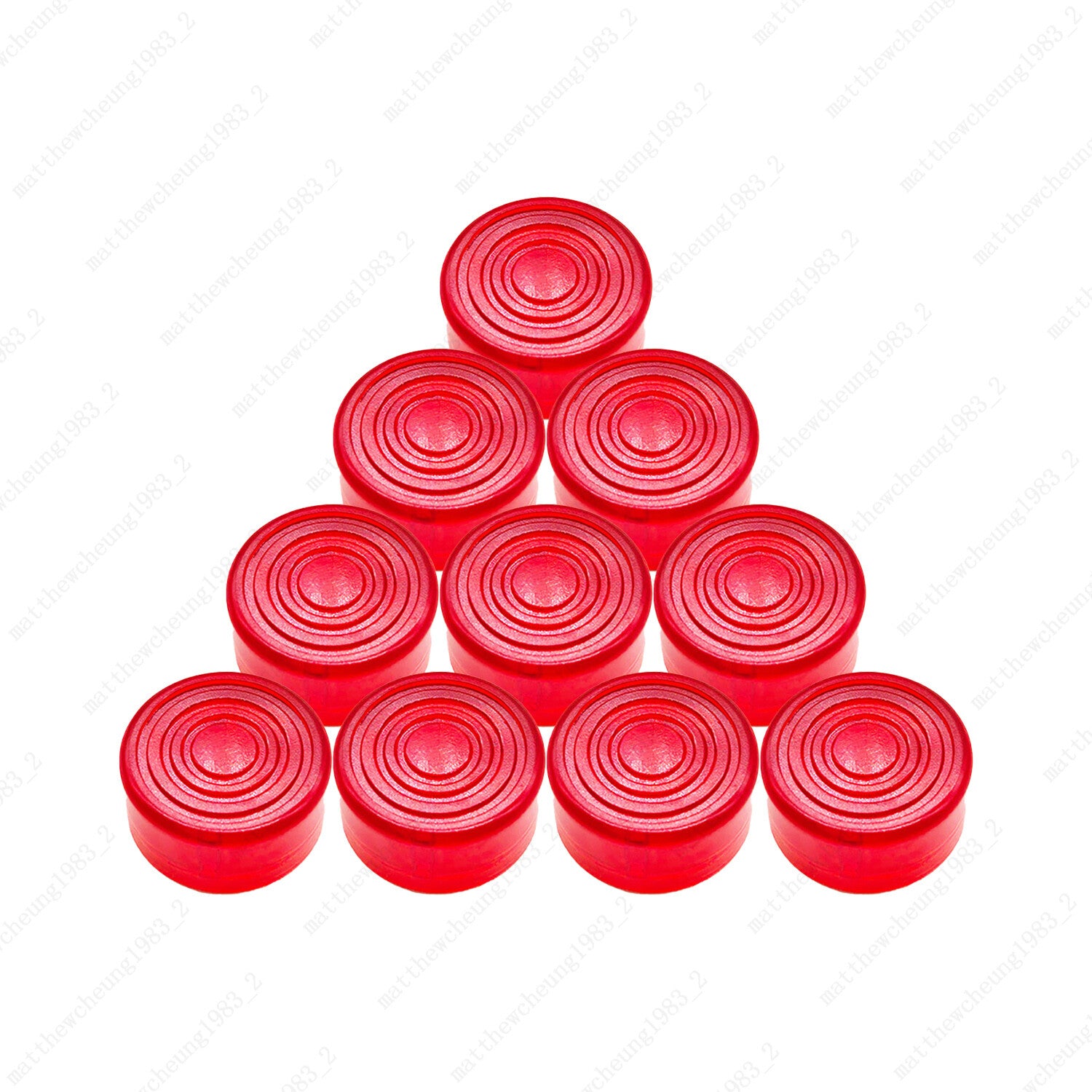 10 Pcs Guitar Effect Pedal Footswitch Toppers Foot Nail Cap Protection Cap