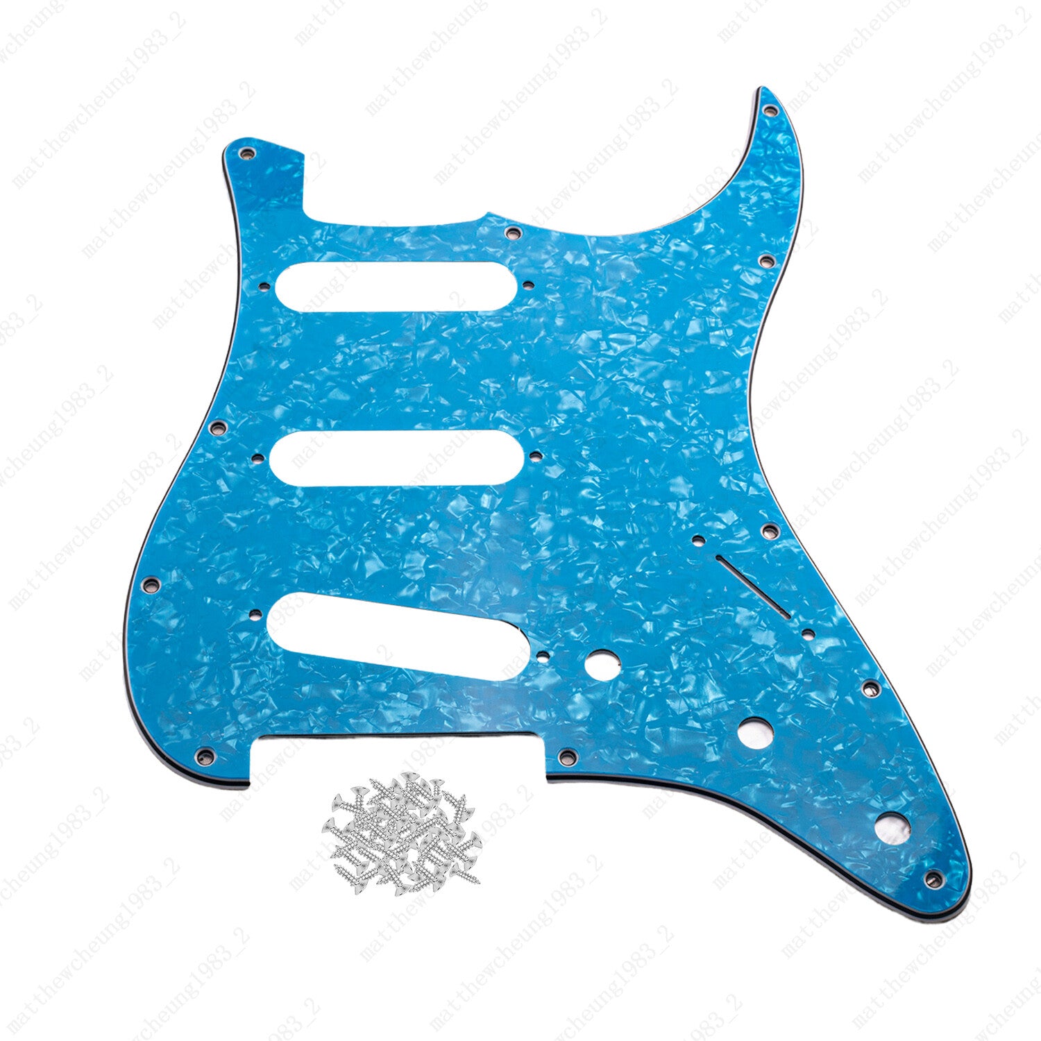 SSS Style11 Hole Pickguard Pickups with Screws for USA MIM Standard Fender Start