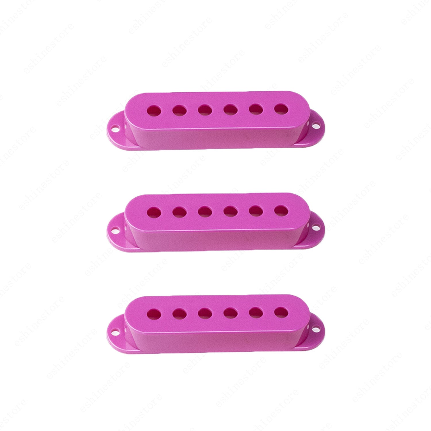 3 Pcs Plastic SSS Single Coil Pickup Covers For Fender SQ Strat multiColors