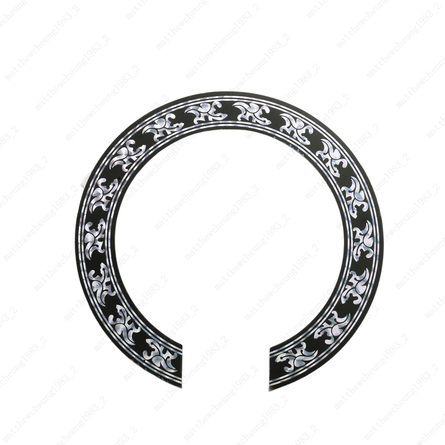 Acoustic Guitar SoundHole ring Decal Sticker self-adhesive for 40"/41" Guitar