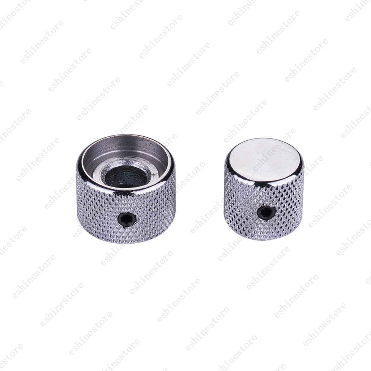 3Pcs Metal Dual Concentric Stacked Control Knobs for Electric Bass Guitars