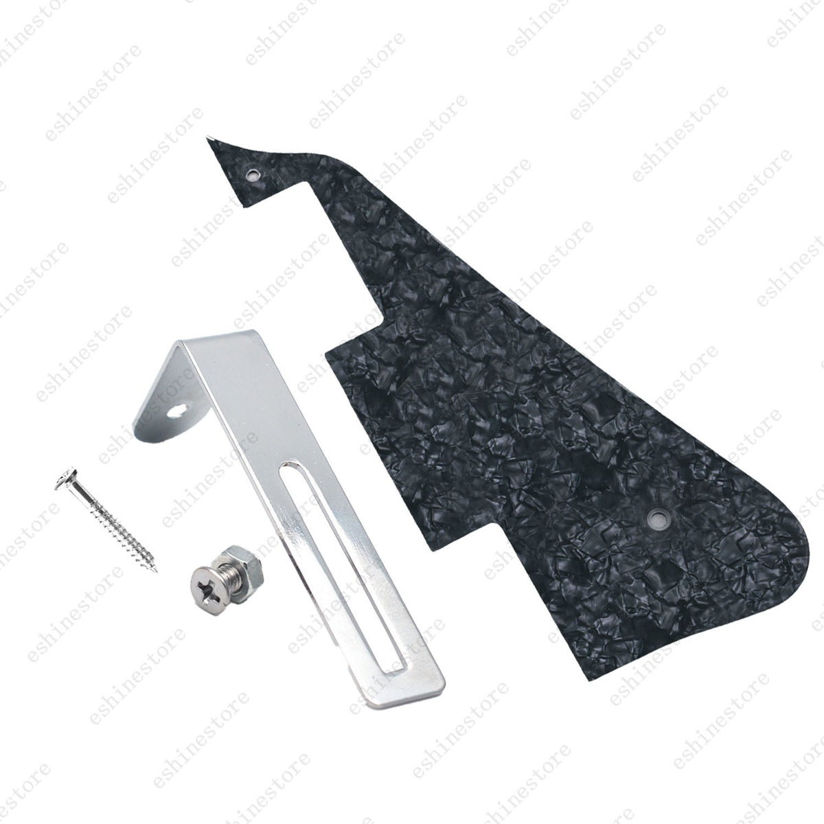 Multicolor Guitar Pickguard with Chrome Bracket Mounting Screws Set For Les Paul