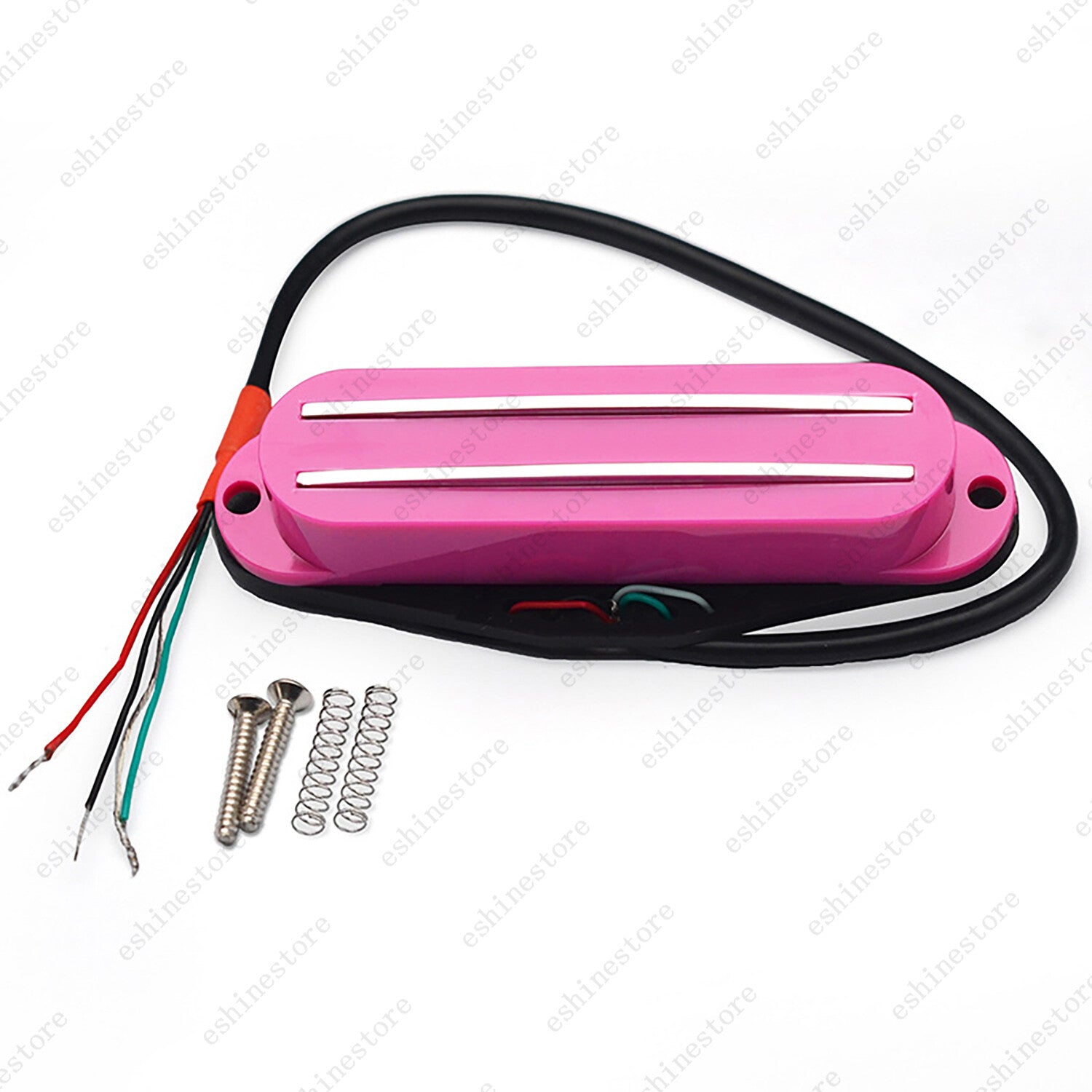 Alnico5 Dual Rails Guitar Pickup Mini Humbucker Pickup For Strat Guitar 12Colors