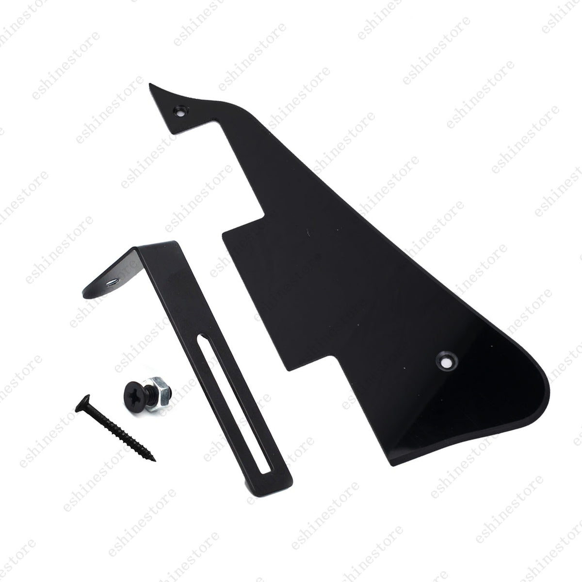 Multicolor Guitar Pickguard with Black Bracket Mounting Screws Set for Les Paul