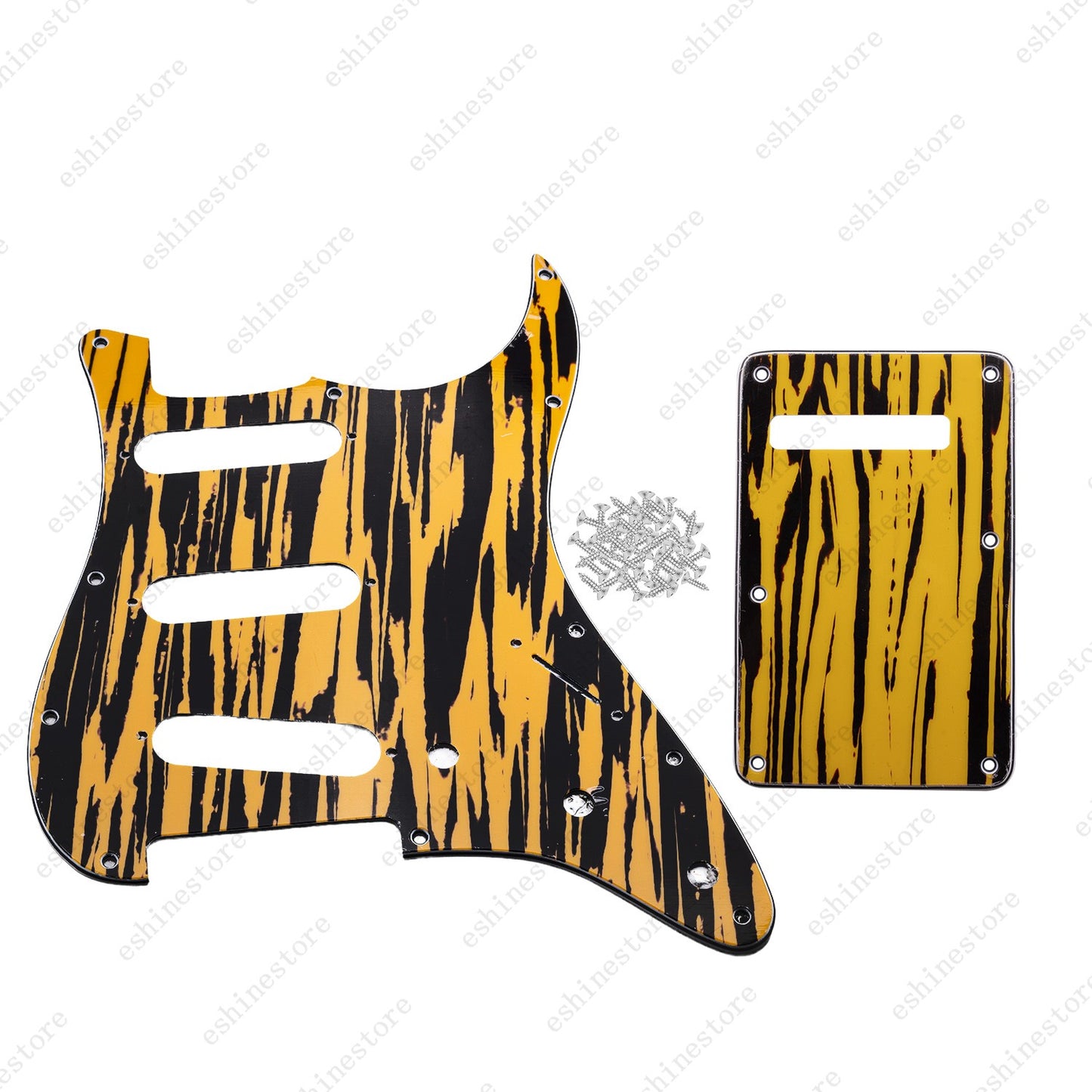 Guitar SSS 3Ply Pickguard&Back Plate for USA MIM Standard Fender ST Multicolors