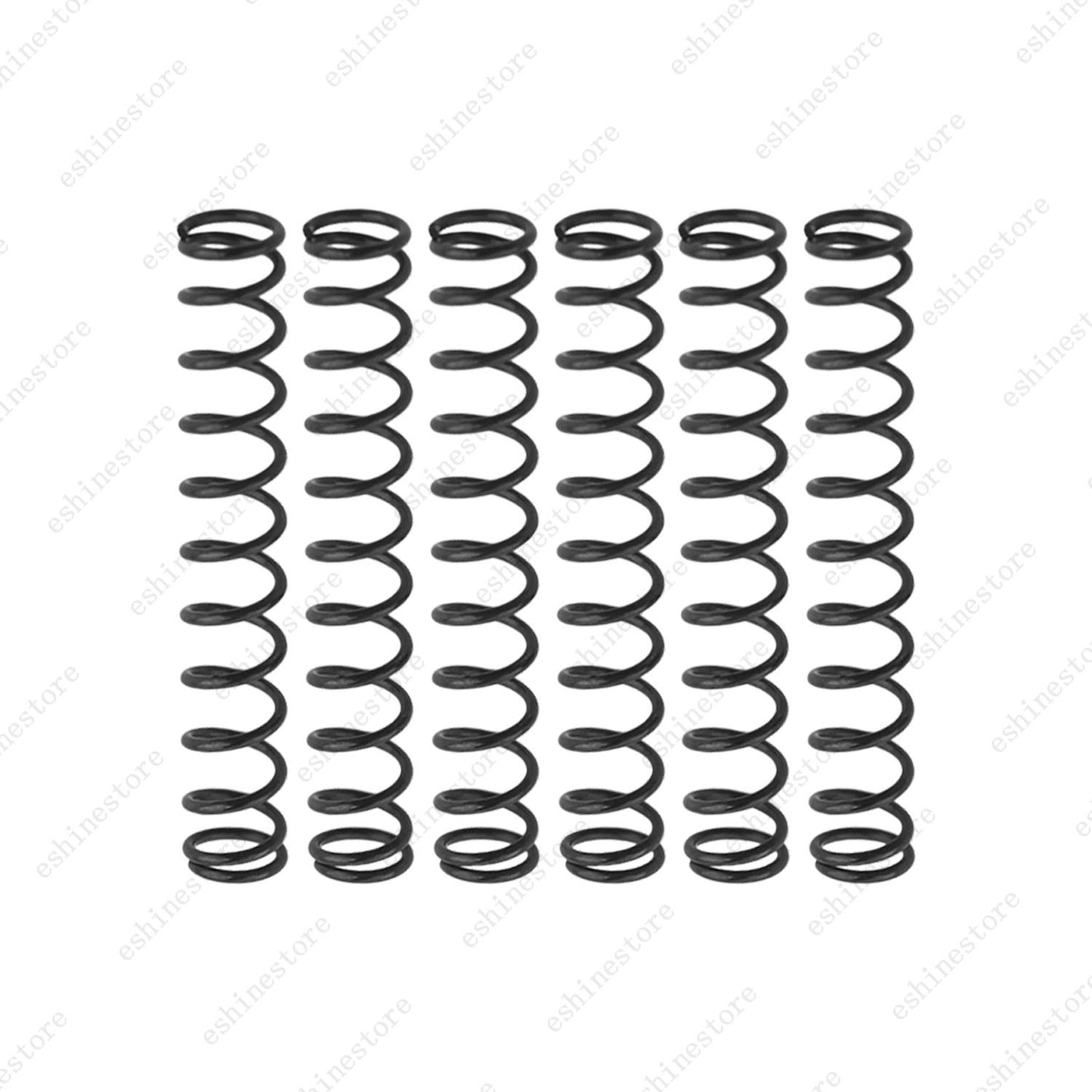 6pcs Electric Guitar Humbucker Pickup Height Adjust Straight Spring 4.5mm x 25mm
