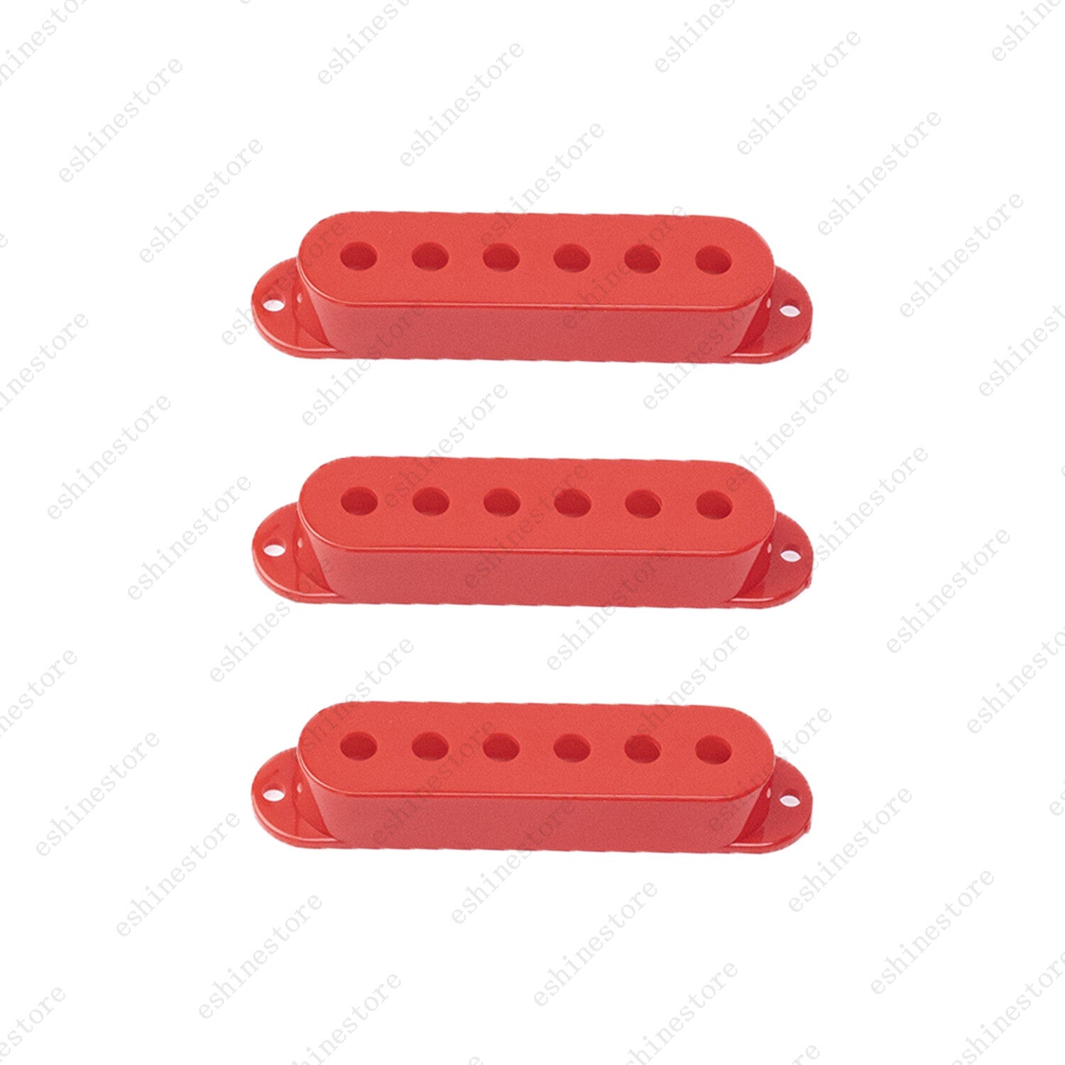 1/2/3Pcs Plastic SSS Single Coil Pickup Covers For Fender SQ Strat multiColors