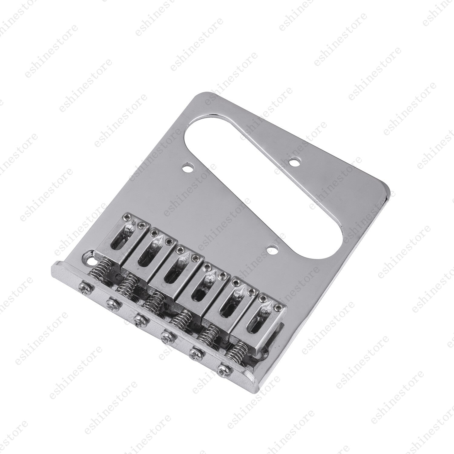 Tele Single Bridge 6-Saddle Guitar Bridge For Telecaster Guitar Chrome