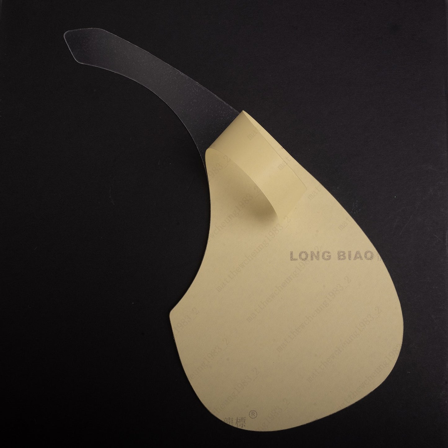 Guitar Pickguard Left Handed Self Adhesive for 40/41" Acoustic Guitar Tansparent