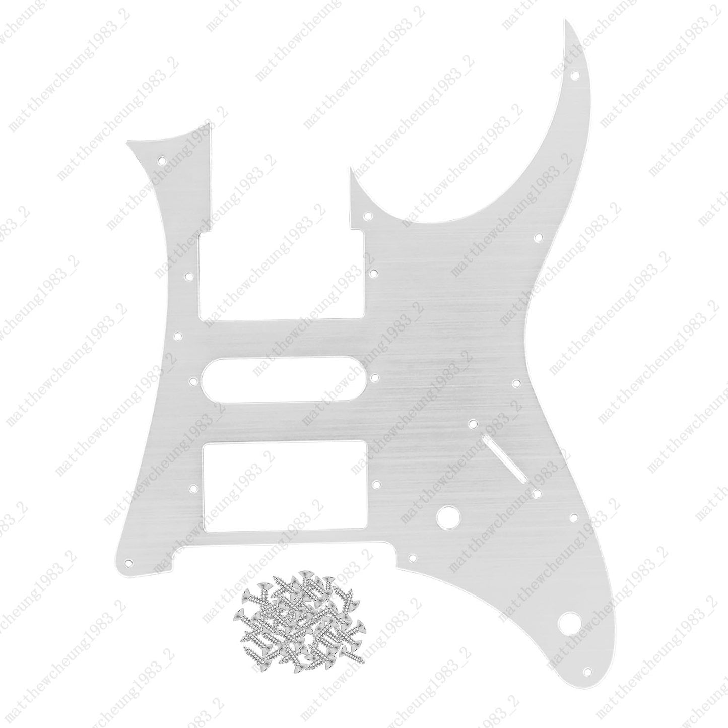 10 Holes Metal Guitar Pickguard HSH Scratch Plate for Ibanez Jem Series Guitar