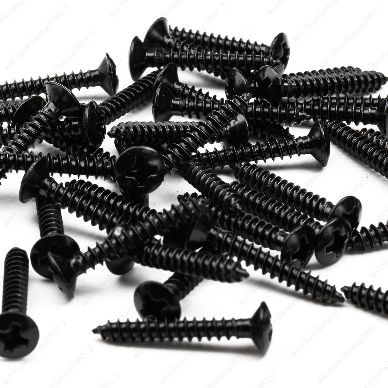 10 Pcs Humbucker Pickup Ring Frame Mounting Screws 3*20mm For LP SG Chrome