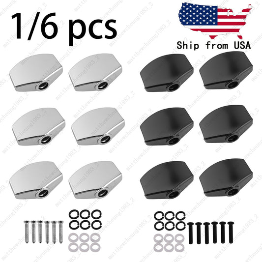 Guitar Tuning Peg Button Machine Head Big Square Buttons for Acoustic Guitar