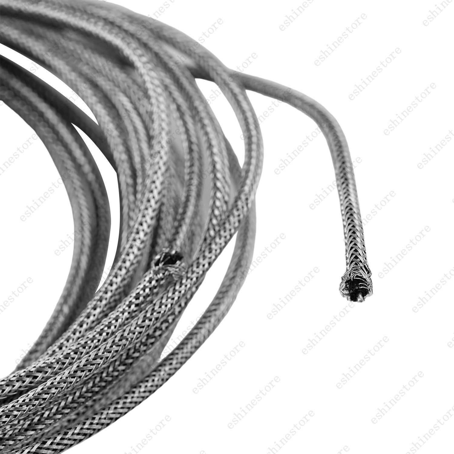 1/3/5/10 ft Vintage Braided Shield Guitar Pickup Wire  Stranded Single Conductor