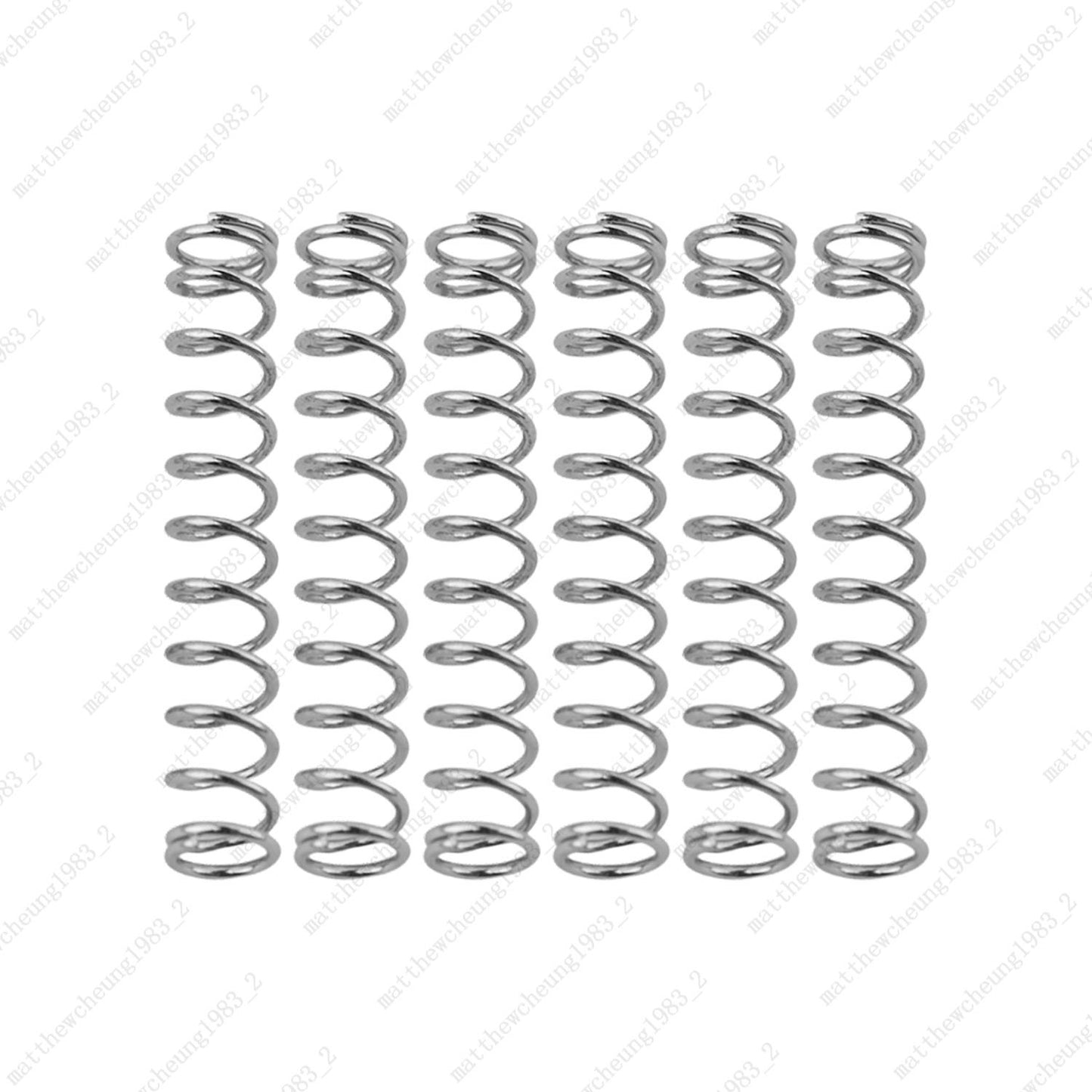 6pcs Pickup Height Adjustment Spring for Humbucker Electric Guitar (3 Colors)