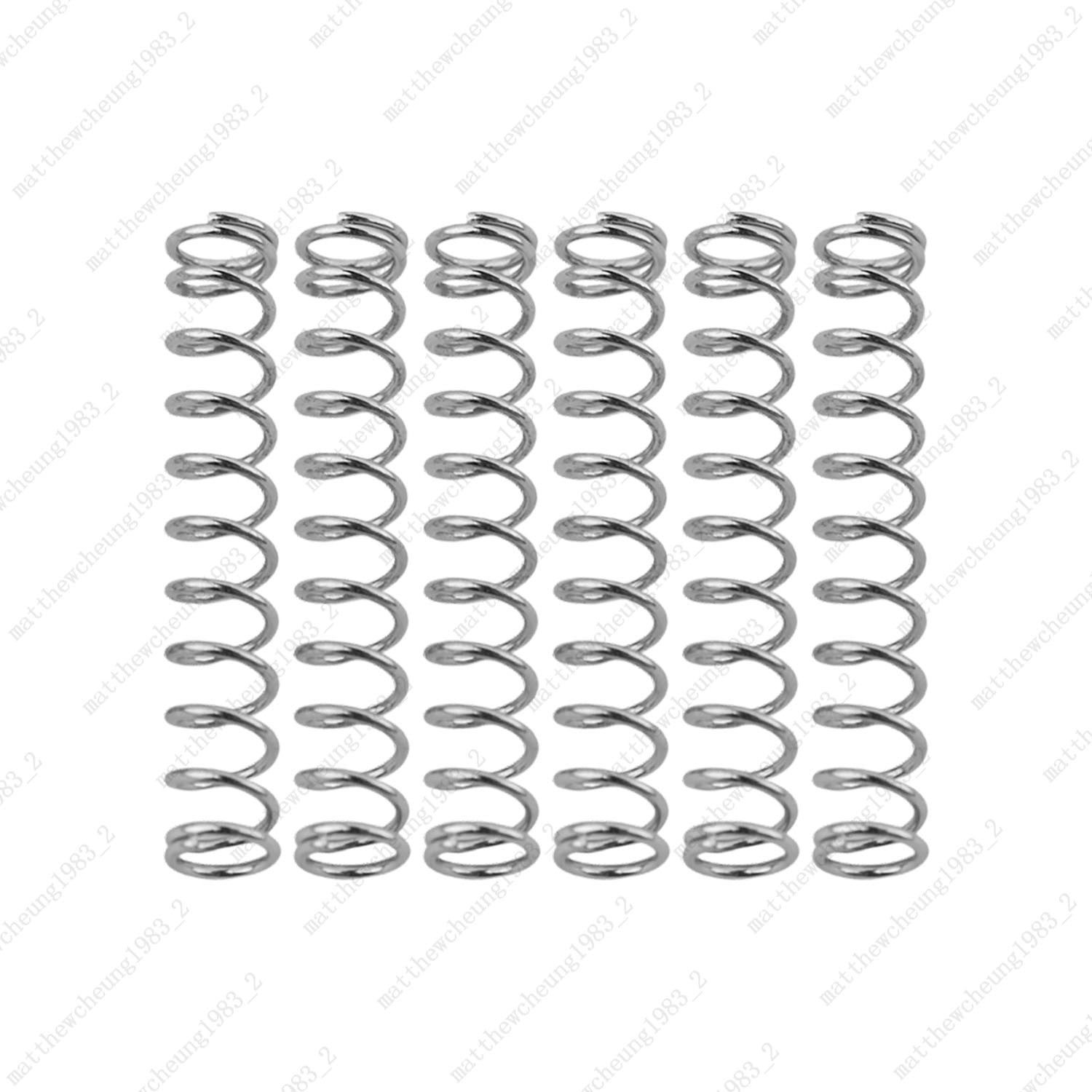 6pcs Pickup Height Adjustment Spring for Humbucker Electric Guitar (3 Colors)