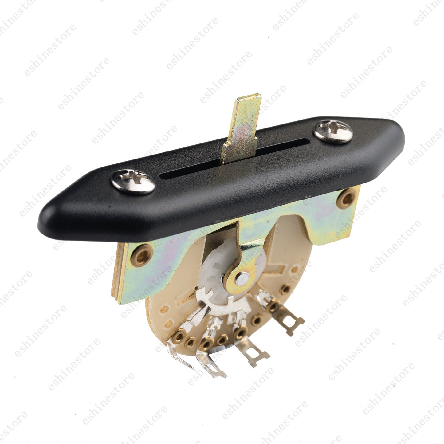 3-Way/5-Way Guitar Switch Plate Cover Replacement for Electric Guitar - Black