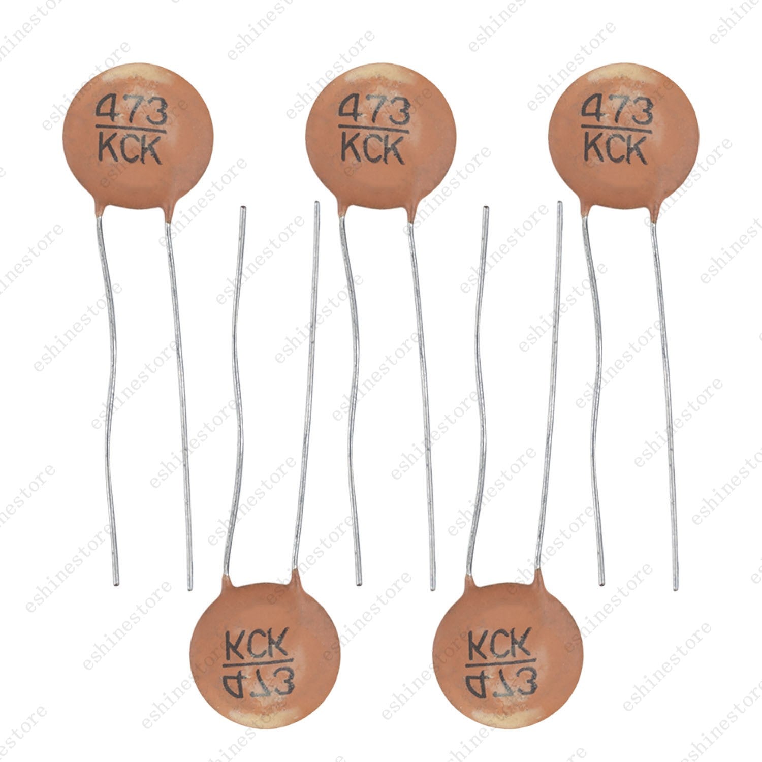 0.047uF(473J) 500V Ceramic Disc Capacitor Vintage Guitar Tone Cap Copper Lead