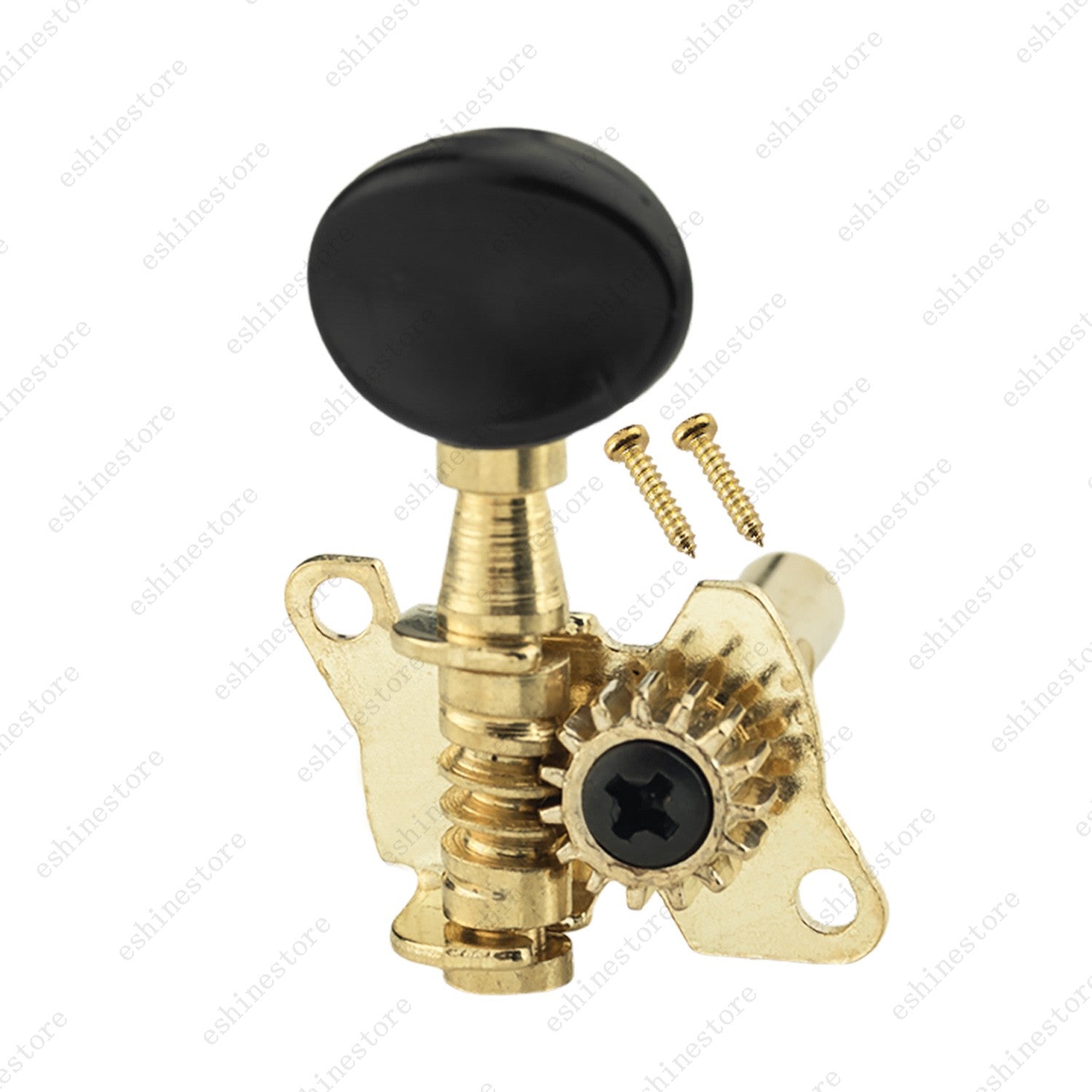 Guitar Open-Gear Tuning Pegs 1:15 Ratio Single Hole Tuners for Acoustic Guitar