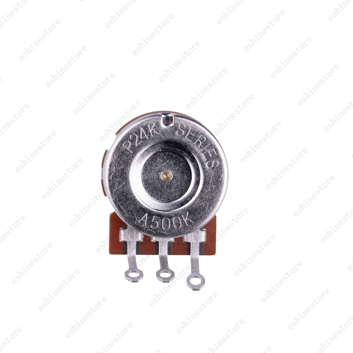 A/B 250K/500K Guitar Potentiometers Brass 15mm Short Shaft Pot US 24 Spline Fine