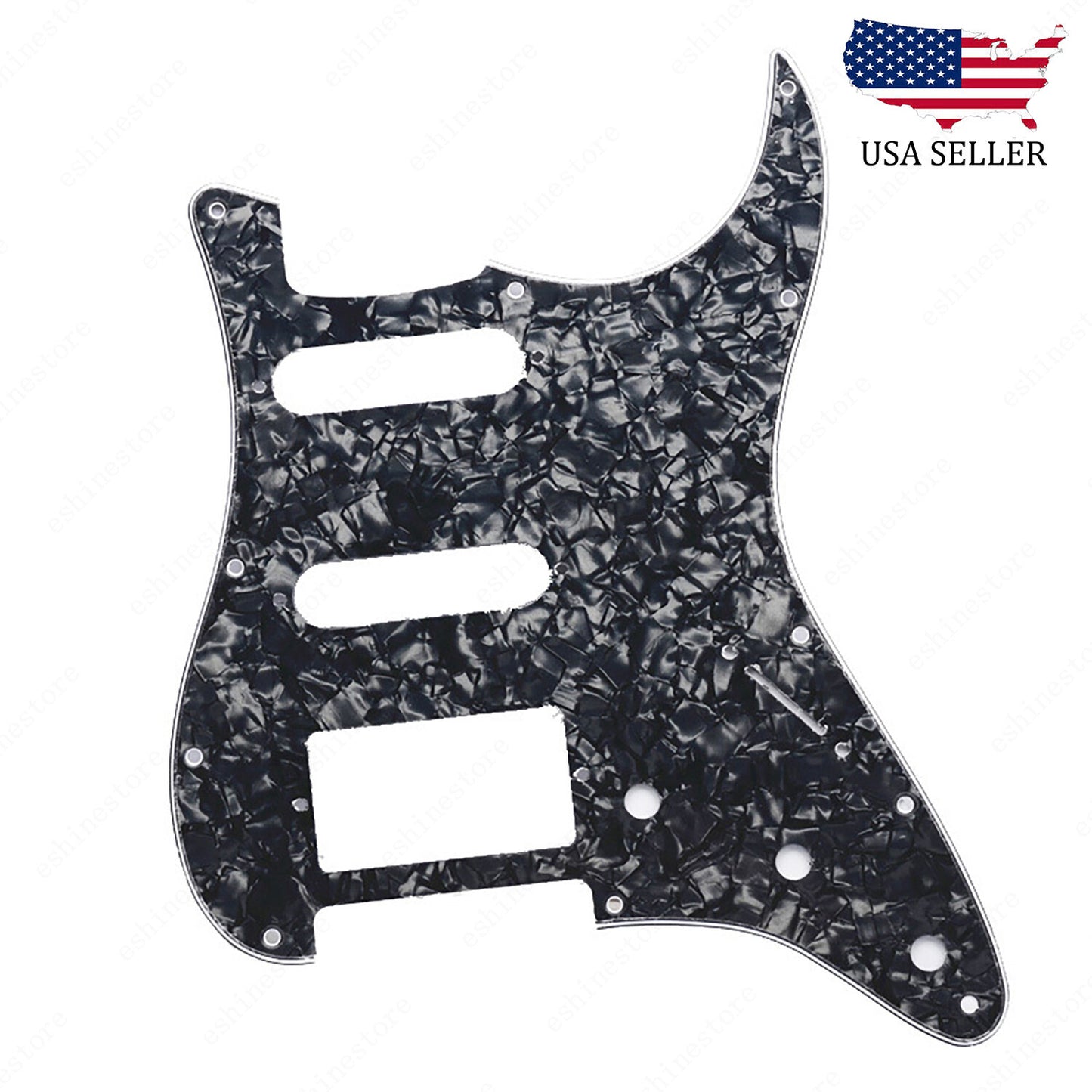 11 Holes SSH Strat Style Pickguard For Stratocaster Various Colors US Ship