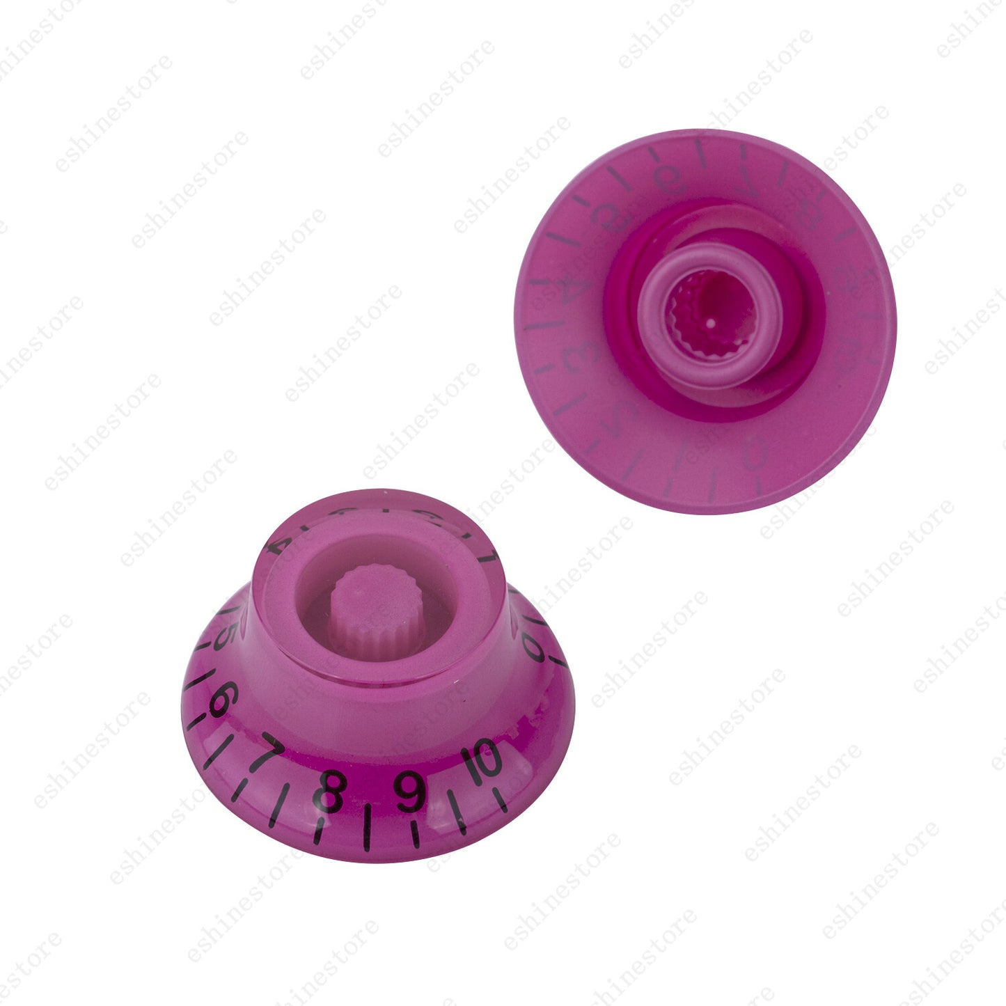 4 Pcs Purple LP Electric Guitar Knob Top Hat Knobs Bell Knobs for SG Les Paul