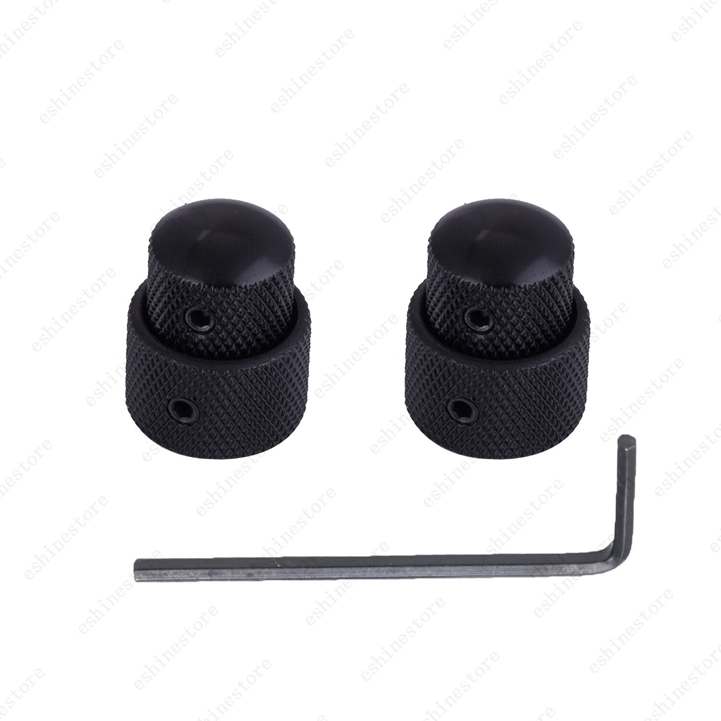 1-4 Pcs Metal Dual Concentric Stacked Control Guitar Bass Dual Knobs 3 Colors