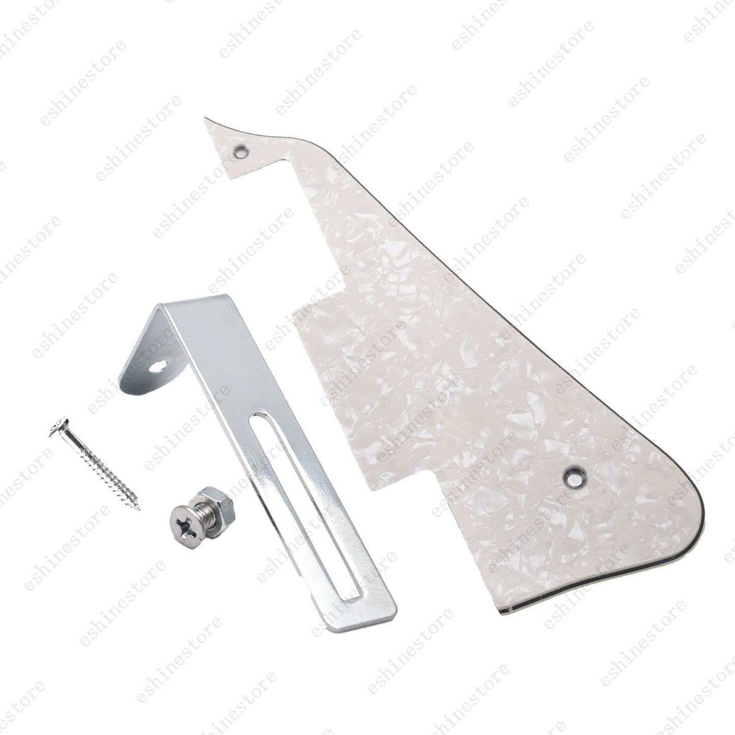 Multicolor Guitar Pickguard with Chrome Bracket Mounting Screws Set For Les Paul