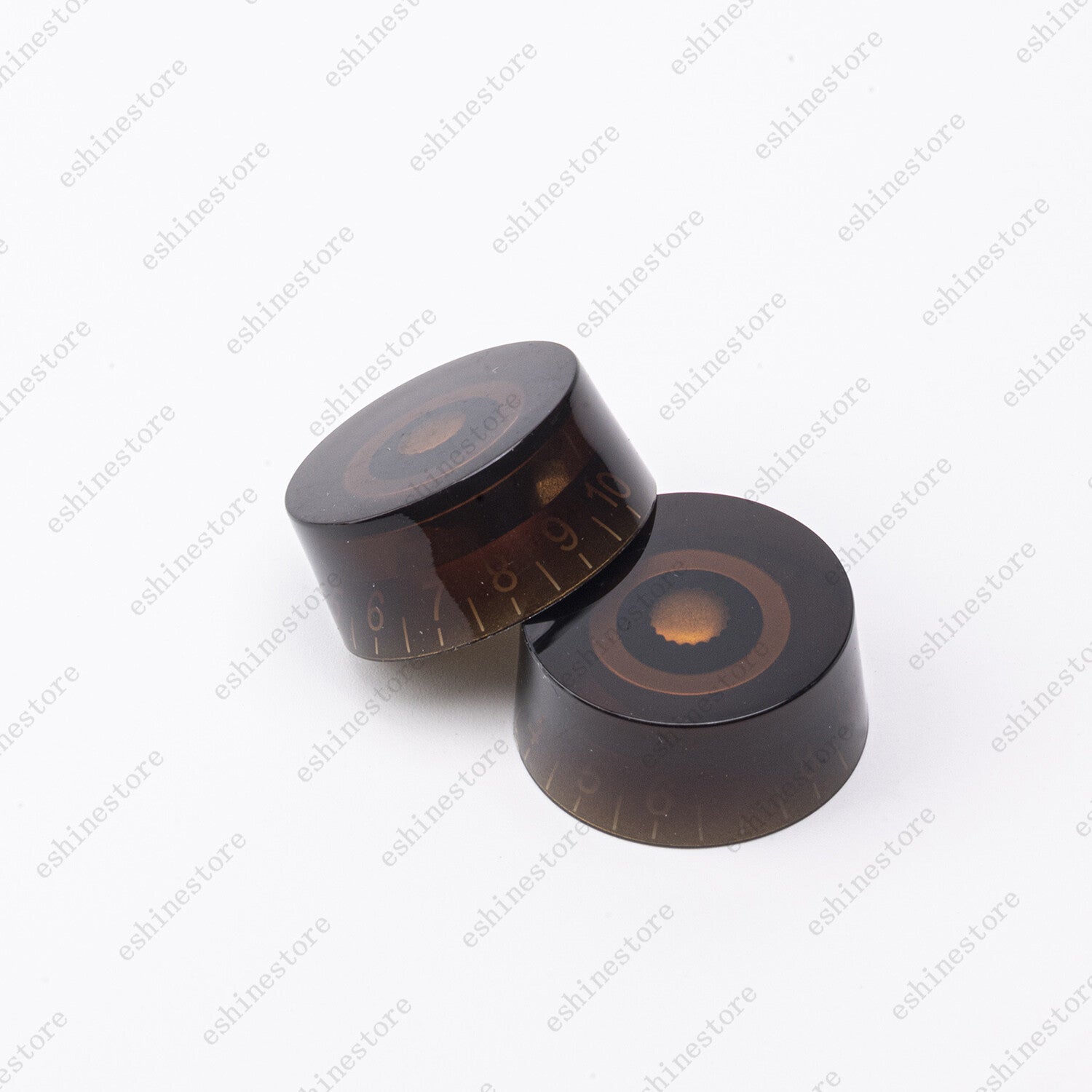 4 Pcs Coffee Guitar Control Knobs Speed Knobs Dial Knob for SG Les Paul