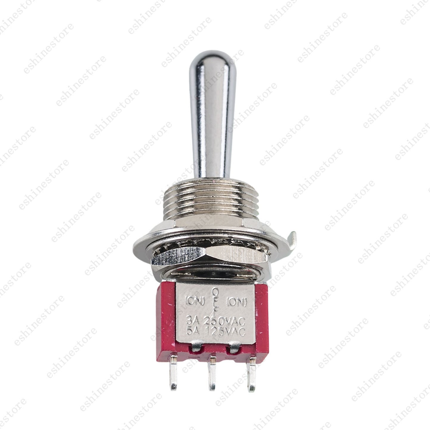 1/3/5 x Guitar 3Pin 3-Way (ON)-OFF-(ON) Momentary Fat Bat Toggle Switch Sealed