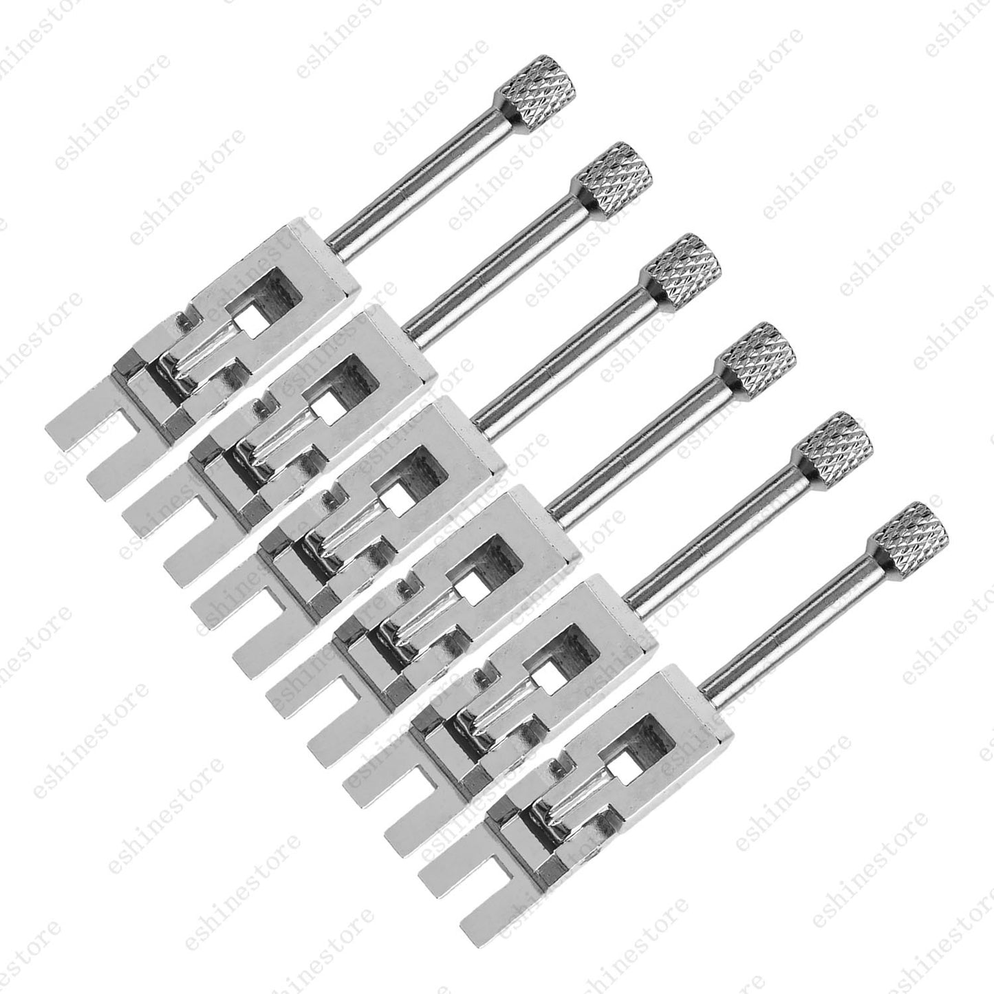 Electric Guitar Double Locking Tremolo Bridge Saddles w/ Clamp Screw Replacement