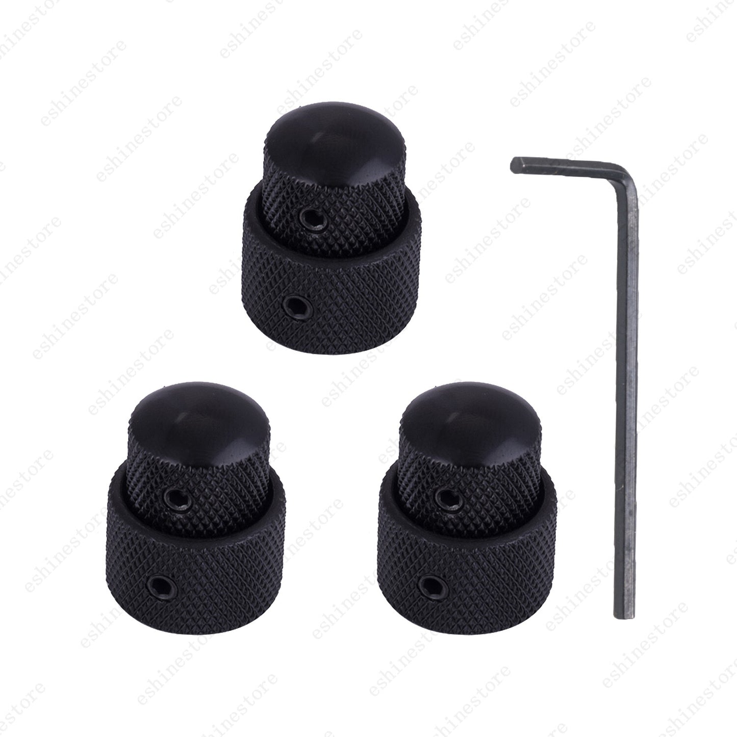 1-4 Pcs Metal Dual Concentric Stacked Control Guitar Bass Dual Knobs 3 Colors