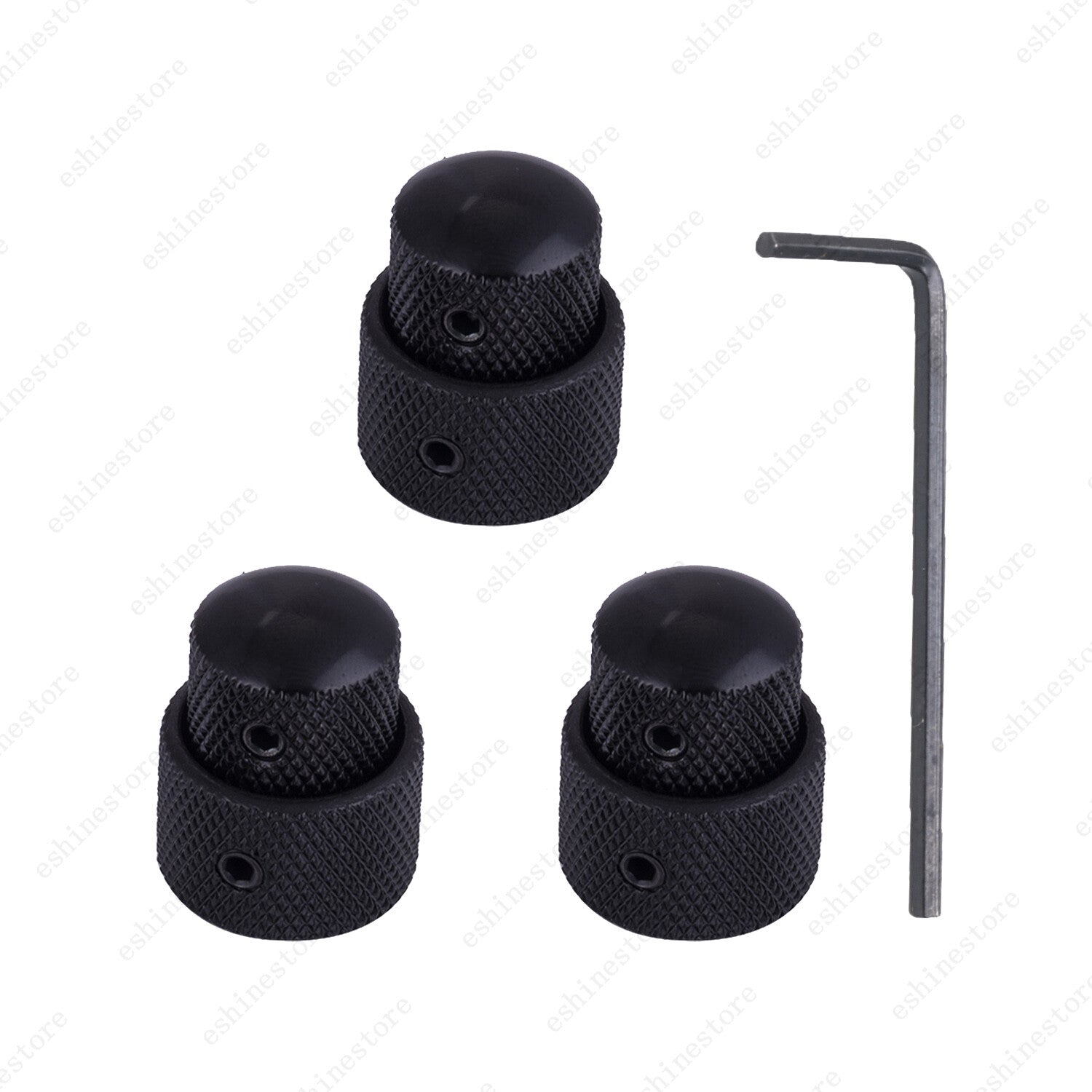 1-4 Pcs Metal Dual Concentric Stacked Control Guitar Bass Dual Knobs 3 Colors