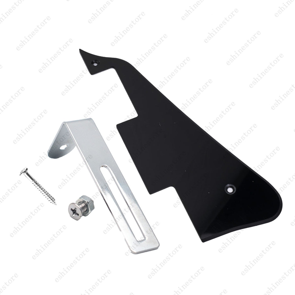 Multicolor Guitar Pickguard with Chrome Bracket Mounting Screws Set For Les Paul
