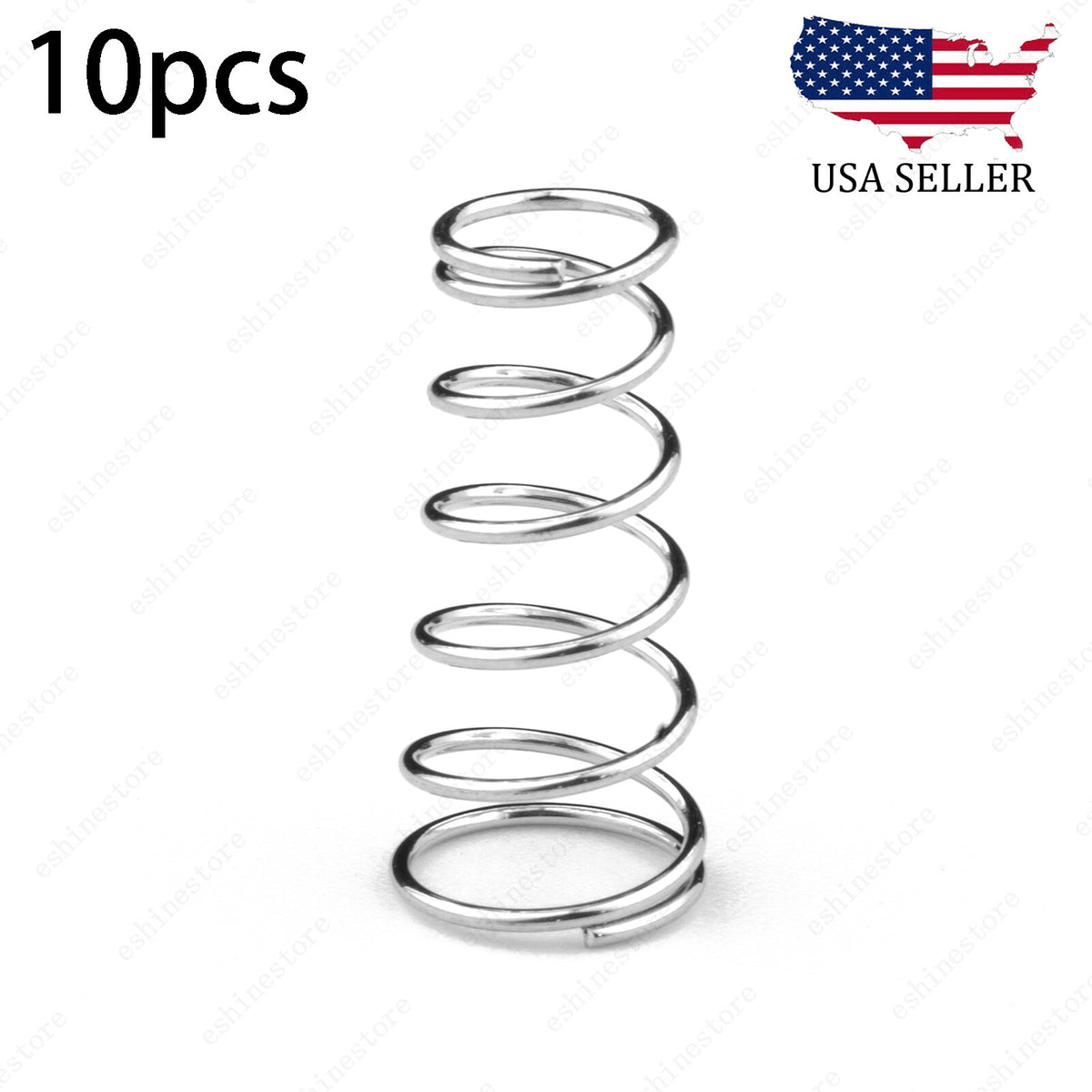 10 Pcs 12X5.5-7 Single Coil Pickup Mounting Springs For Fender SQ Strat Tele