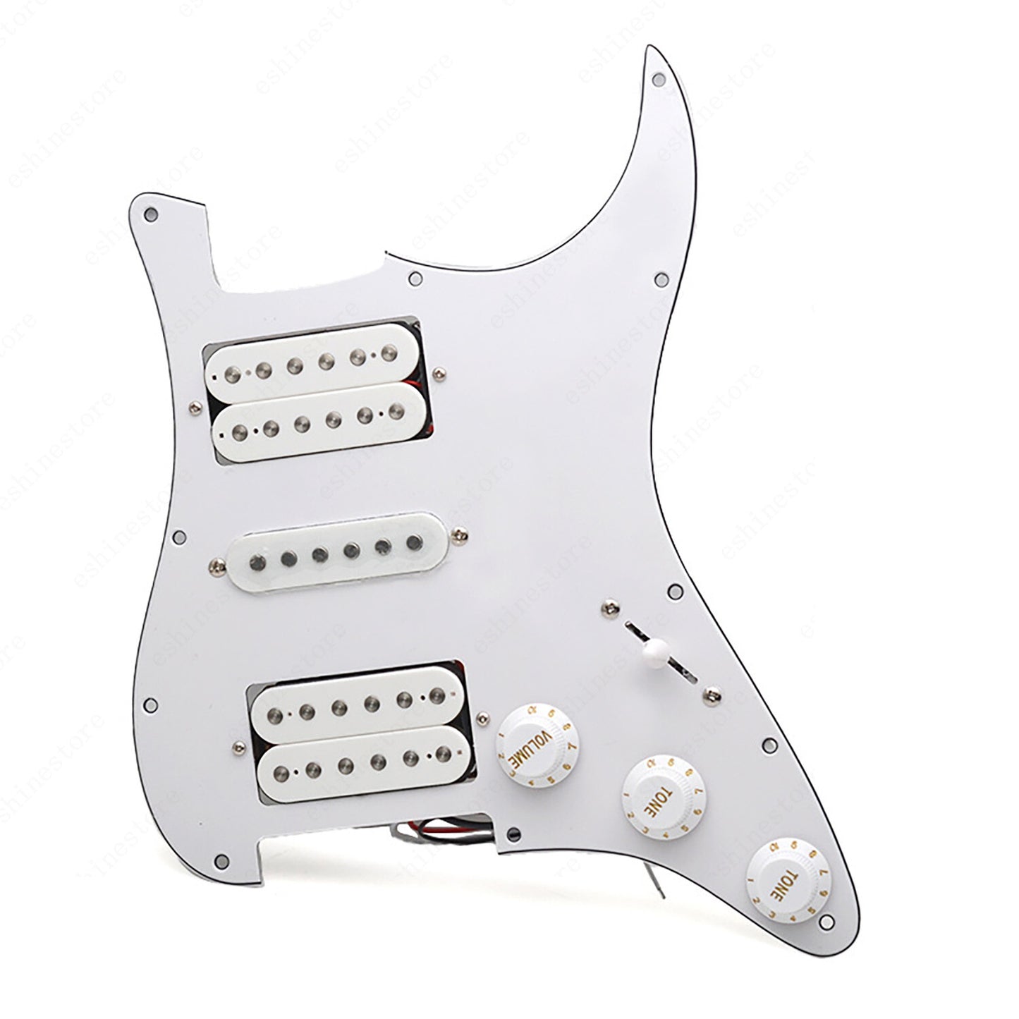 11 Hole HSH Strat Style Loaded Pickguard For Stratocaster Various Colors US SHIP