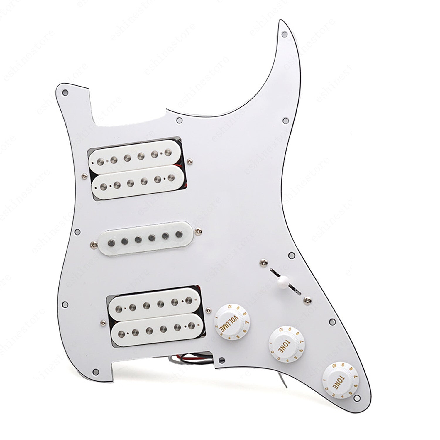 11 Hole HSH Strat Style Loaded Pickguard For Stratocaster Various Colors US SHIP