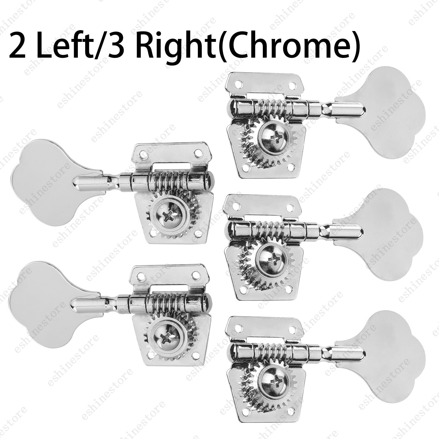 Vintage Open Machine Heads 1:25 Ratio Gear Bass Guitar Tuners Tuning Key Pegs