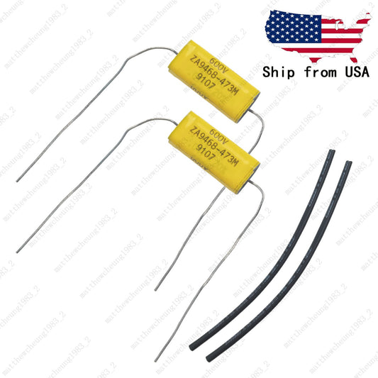 2Pcs Elpac 0.047uF 600V Vintage Tone Poly Film Capacitor for Electric Guitar DIY