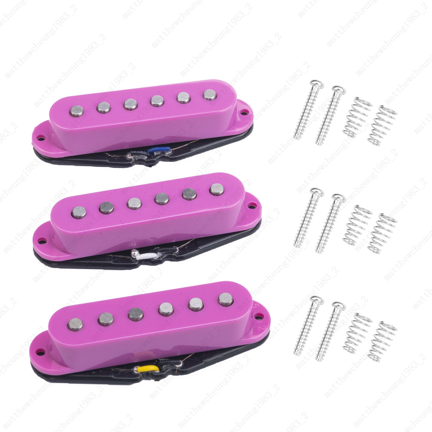 Single Coil SSS Alnico V Magnet Pickup Guitar Neck Middle Bridge for Strat