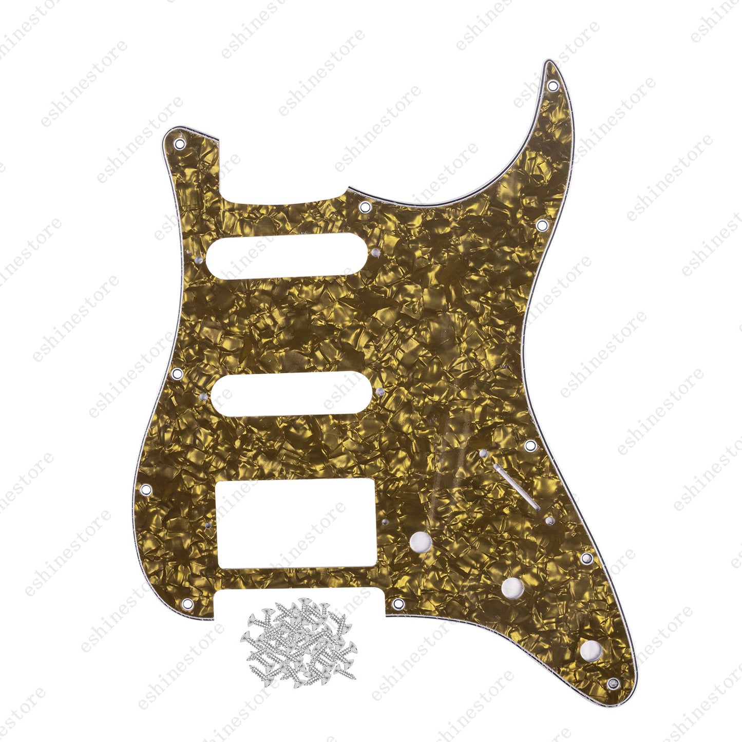 11 Hole SSH Strat Style Pickguard & Screw For USA MIM FENDER Strat Multicolors