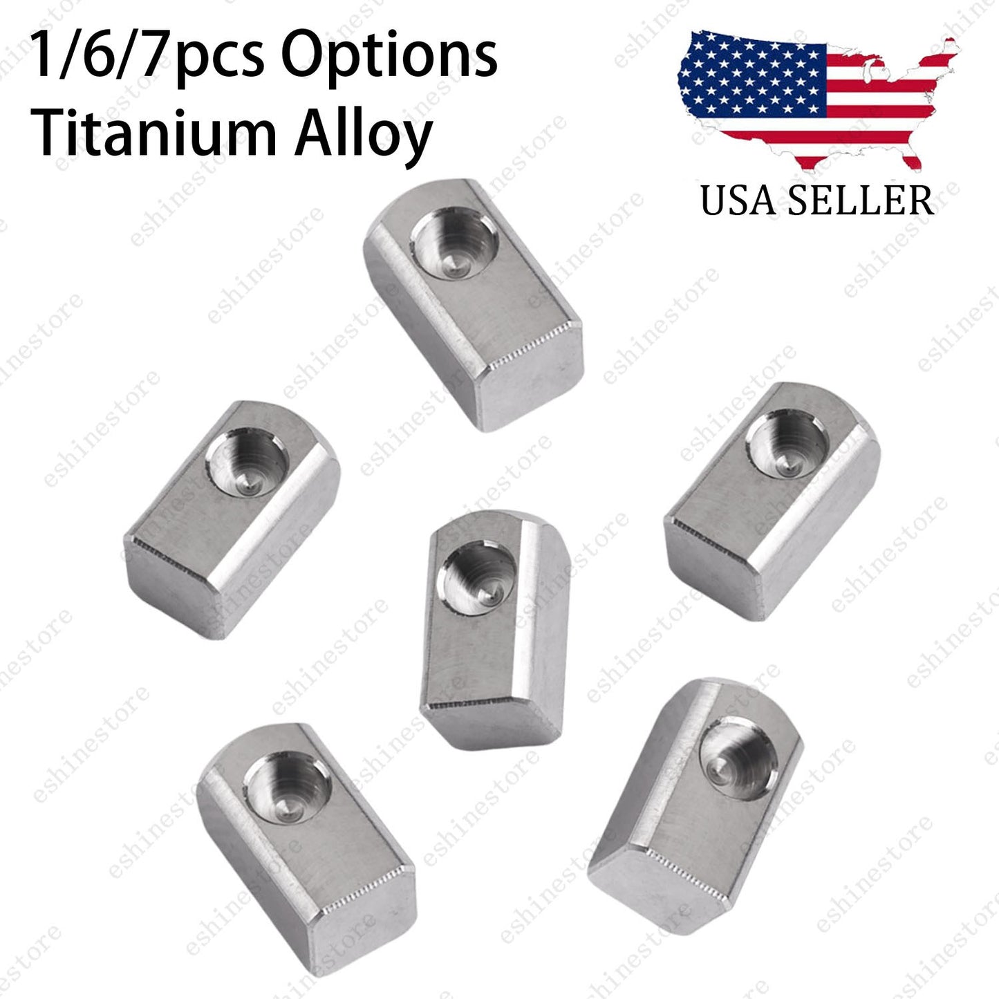 1/6/7pcs Titanium Alloy Guitar Tremolo Bridge String Insert Block for Floyd Rose