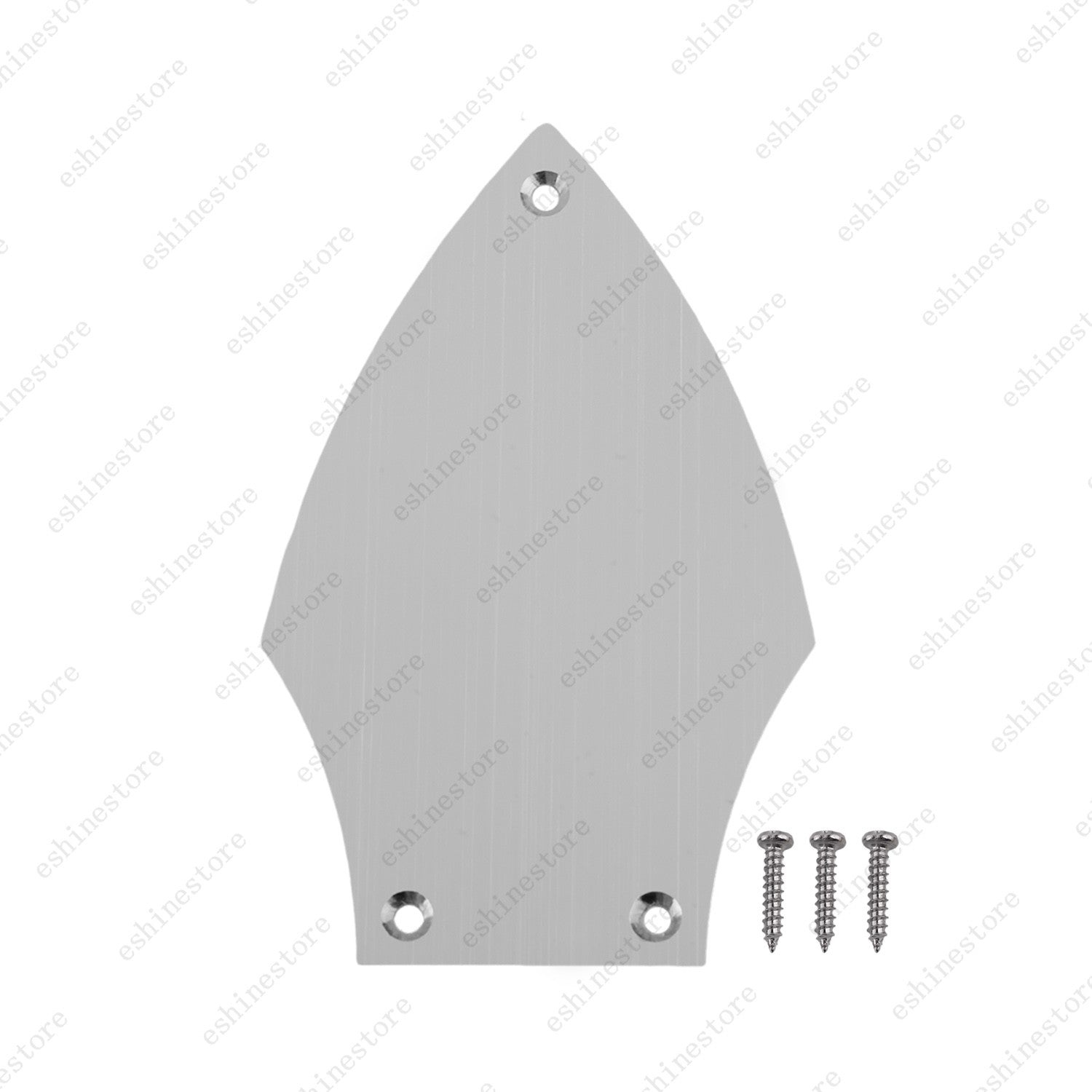 Aluminum 3-Hole Guitar Truss Rod Cover Plate with Screws for Gibson Flying V