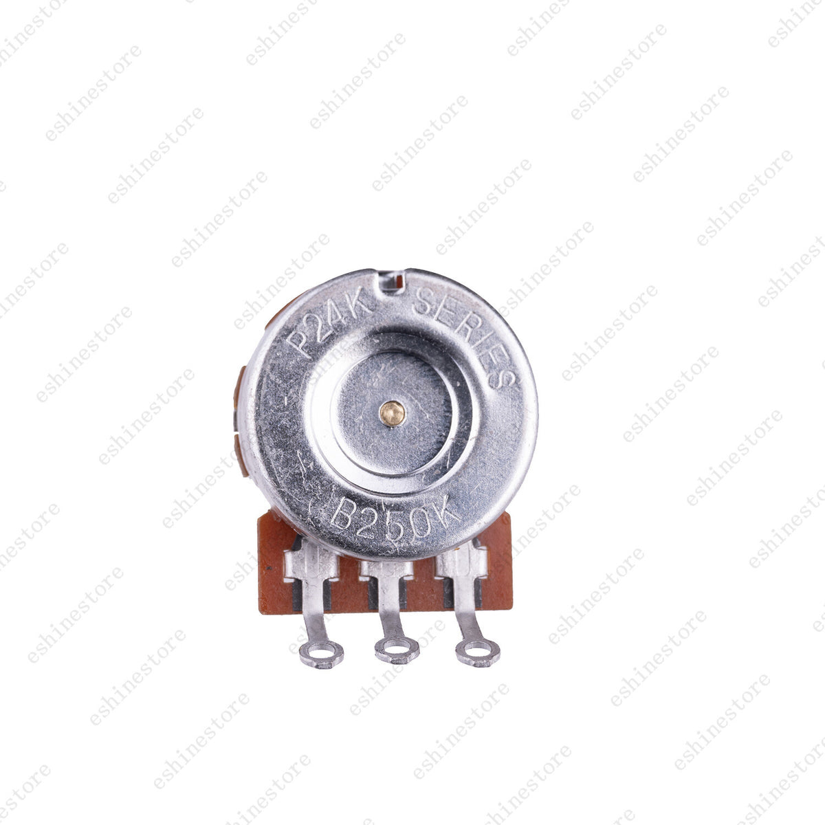 A/B 250K/500K Guitar Potentiometers Brass 15mm Short Shaft Pot US 24 Spline Fine