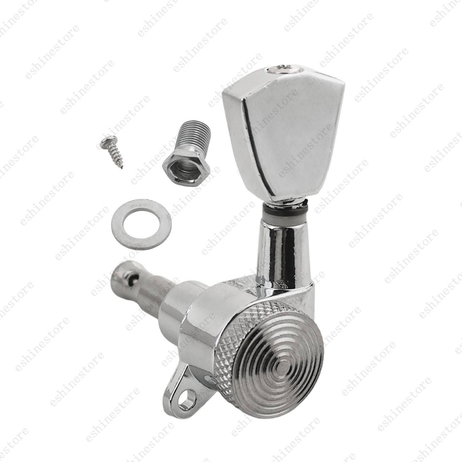Electric Guitar Locking Tuners Tuning Pegs Machine Heads 1:18 L/R Inline