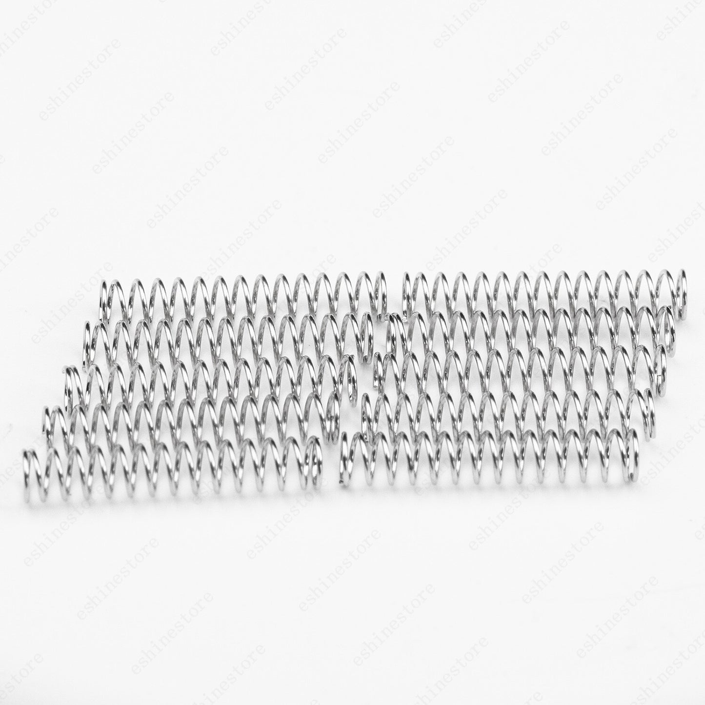 10x Nickel 4.7x25mm Straight Humbucker Pickup Spring adjustment Mounting Springs