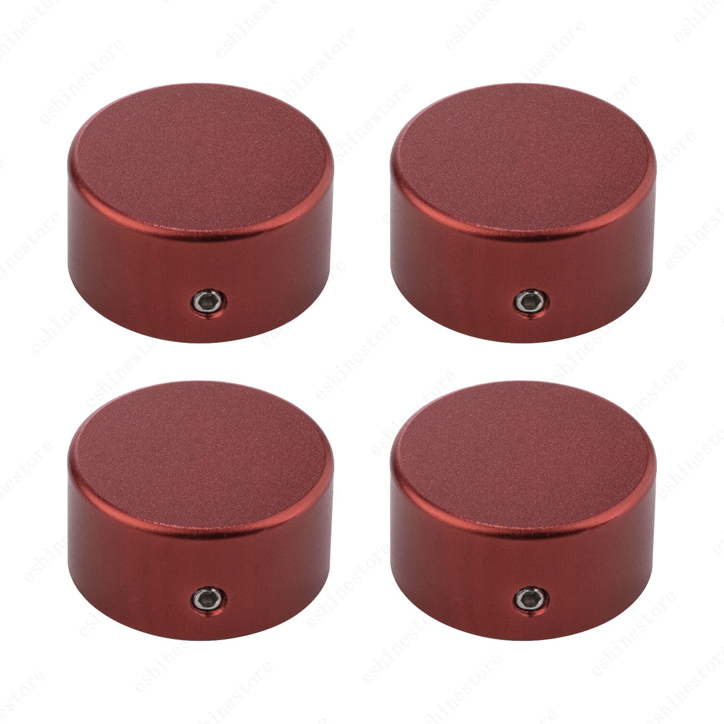 1/2/4 pcs  Aluminum Alloy Effects Pedal Footswitch Topper with Screws 6 Colors