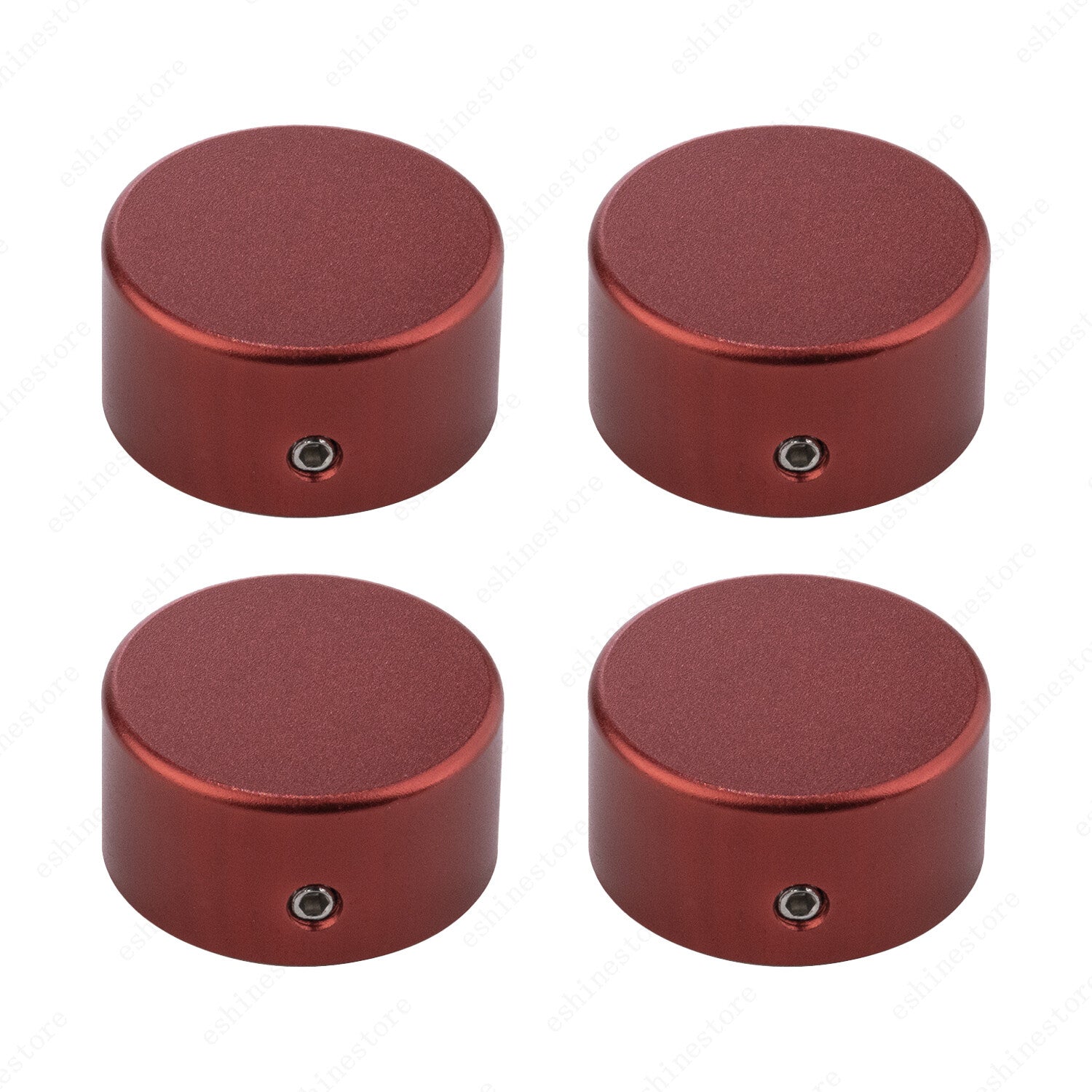1/2/4 pcs  Aluminum Alloy Effects Pedal Footswitch Topper with Screws 6 Colors