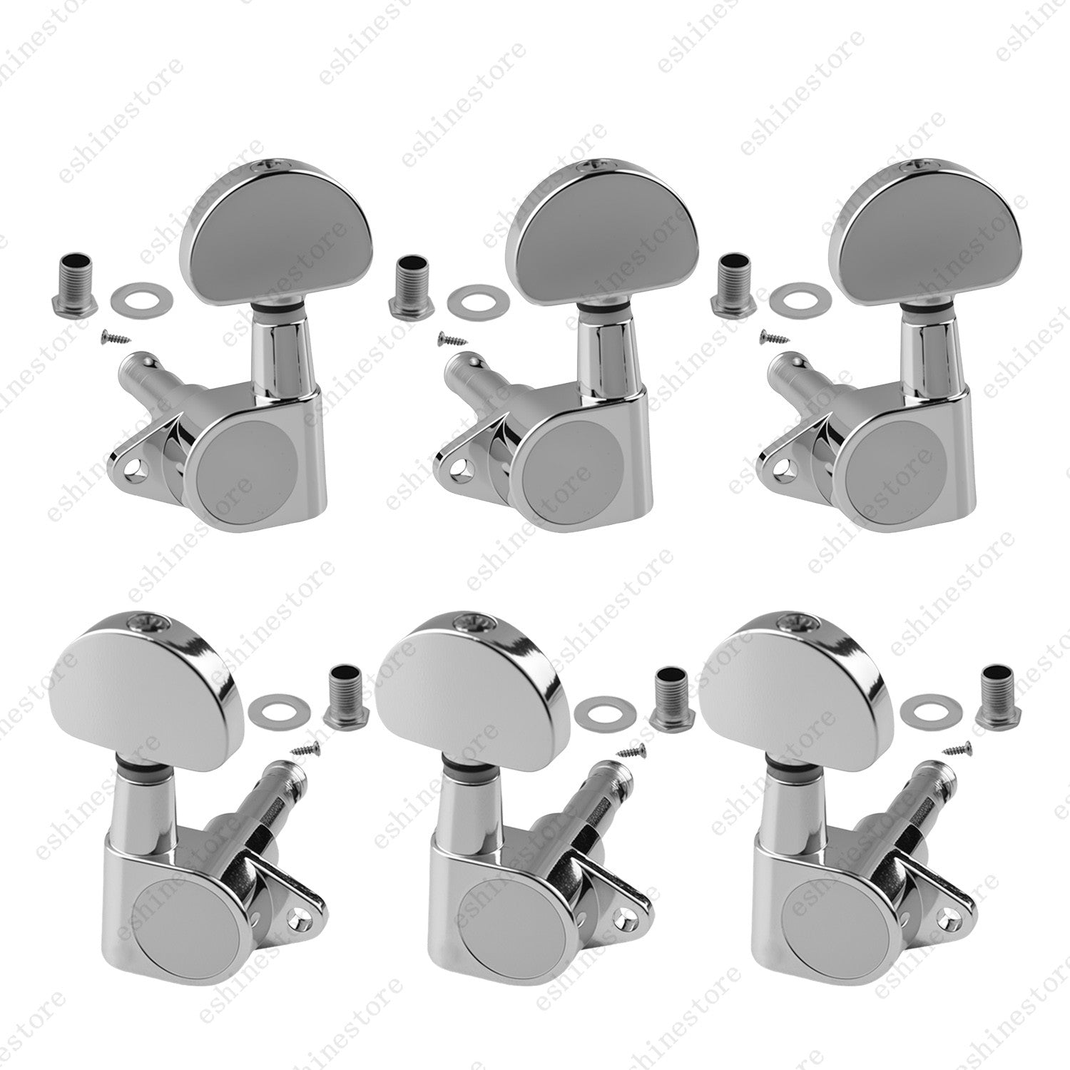 1:15 Fully Enclosed Guitar String Tuning Peg Machine Head for Acoustic Guitar